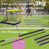 Poray Portería de fútbol portátil para niños y adultos