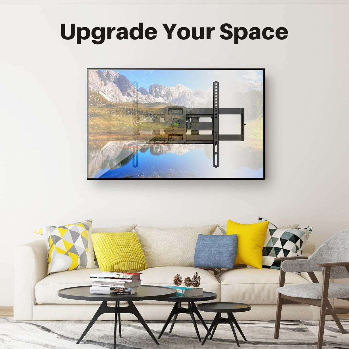 Soporte de TV USX, Full Motion para 37-86, VESA 600x400mm