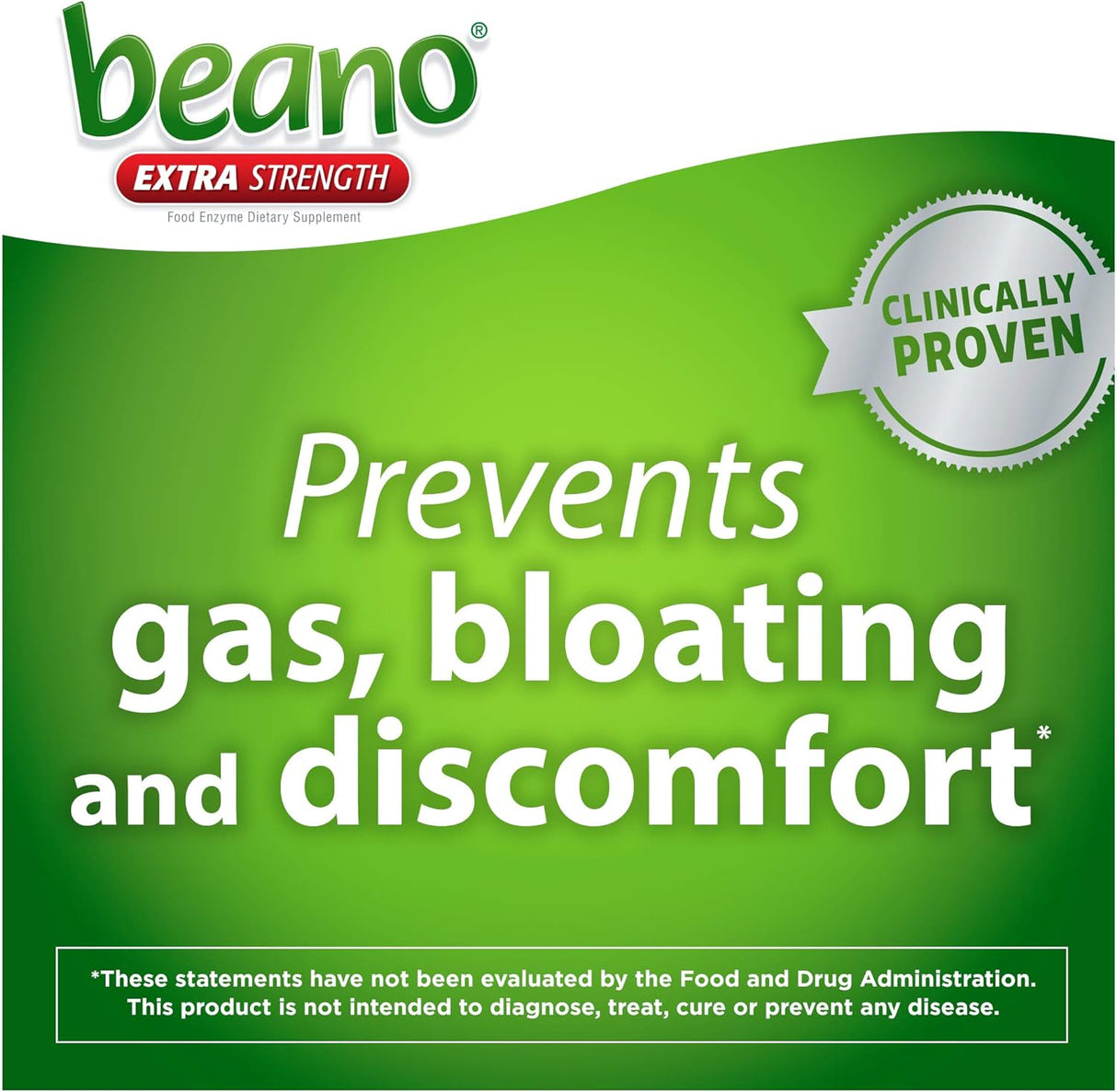 Suplemento de prevención de gases y enzimas digestivas, 30 CT