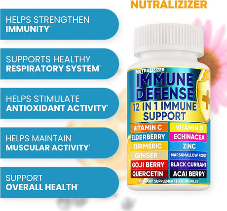 Suplemento Inmunológico Luxe Choice - 12 en 1 Vitaminas 120 Caps