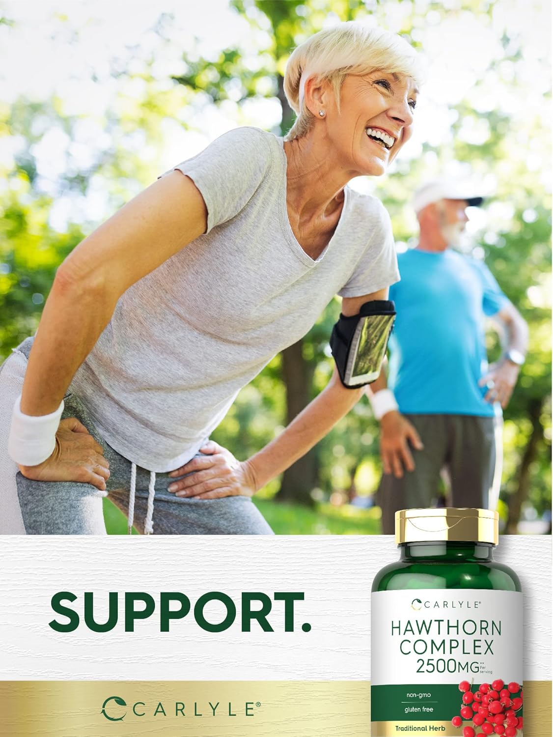Suplemento Carlyle Hawthorn Berry Complex  2500 mg 120 cáp