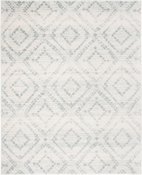 Alfombra Moderna de Diamantes Distress, Ideal para Áreas de Tráfico (ADR131T)