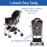 Carrito de Mascotas HPZ Pet Rover Lite, Plegable, 2da Generación