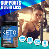 Suplemento Keto Science de chocolate para batido de comida