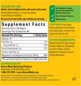 Suplemento de apoyo muscular nutrición