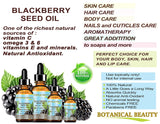 Aceite de Semilla de Mora Virgen Natural para Cara, Piel y Cabello