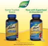 Multivitamínico Hombre 50+ Nature’s Way Alive! 130 tabletas