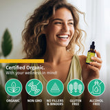 Gotas de Vitamina D3 K2 Orgánica, 5000 IU, 2 Pack, MCT Oil