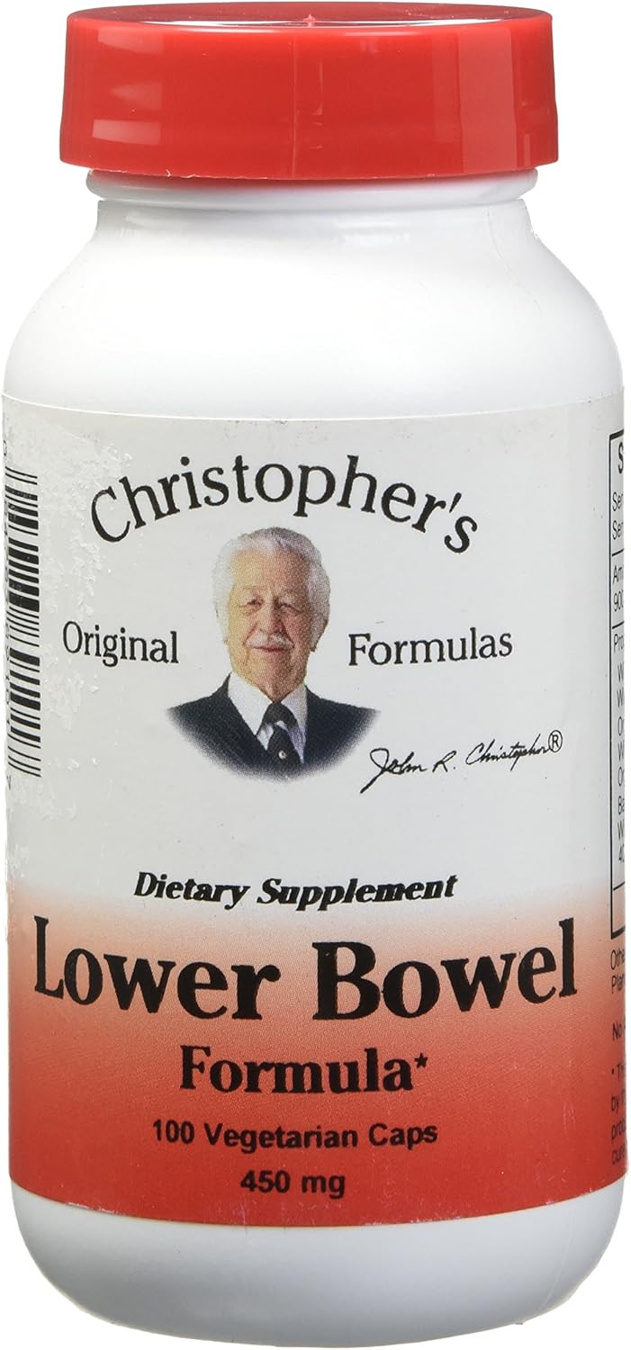 Fórmula del intestino inferior Dr. Christopher 100 VCaps
