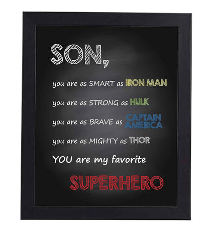 Posters My Favorite Superhero 20cm x 25 cm