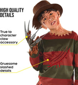 Disfraz de pesadilla para niños Morph, con garras, Halloween