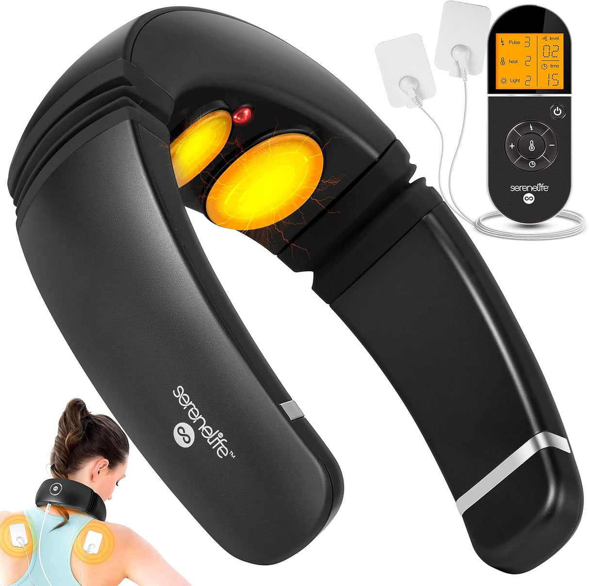 Masajeador de cuello inteligente SERENELIFE SLNKMSG131