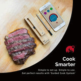 Termómetro de carne MEATER Plus, Bluetooth, guantes BBQ, bundle