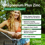 Magnesium & Zinc con D3 para Sueño, Inmunidad y Huesos - 3 Meses