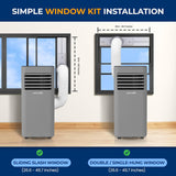 Aire acondicionado portátil SereneLife 8000 BTU 3 en 1, 300 ft²
