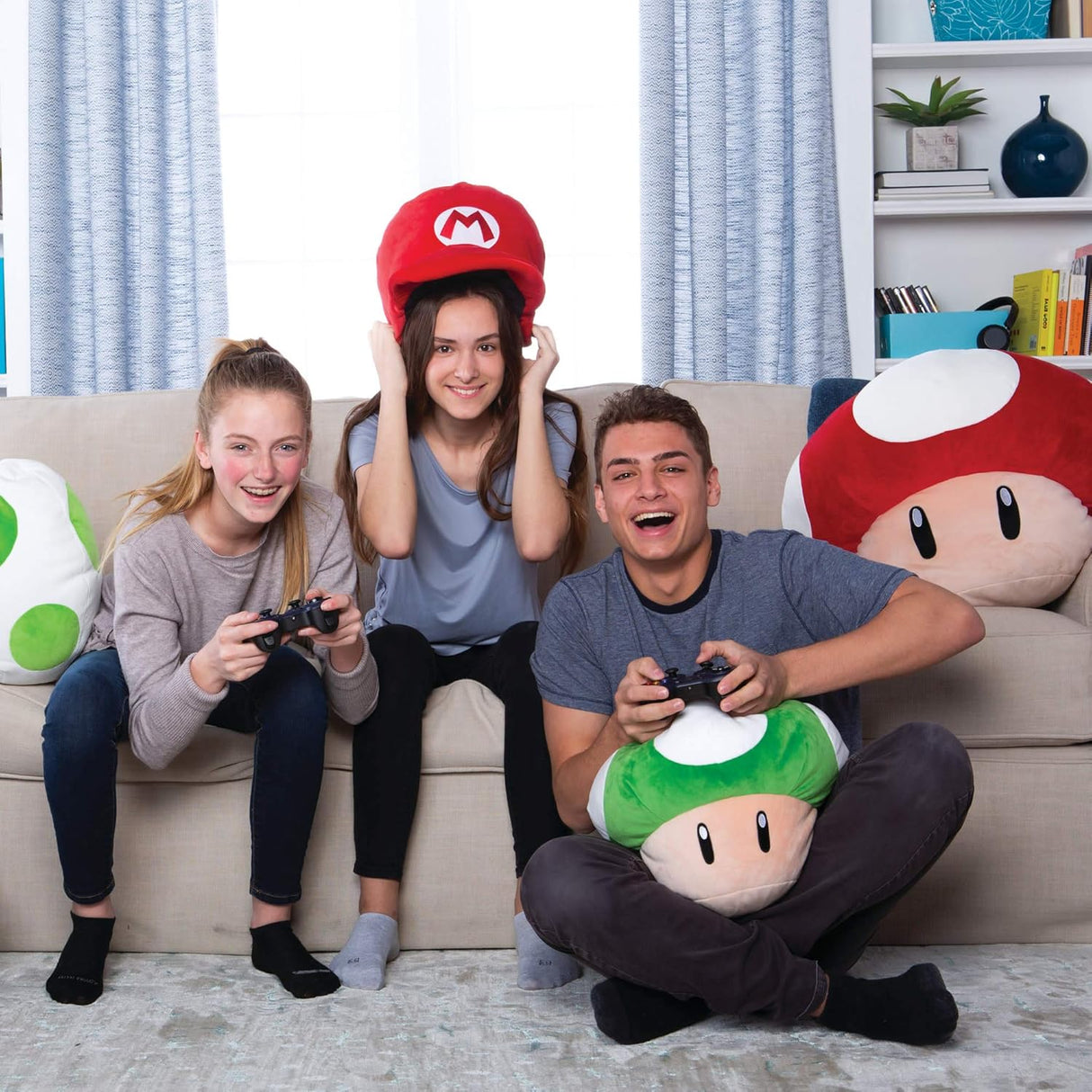 Nintendo Super Mario Mega Luigi - Sombrero de peluche