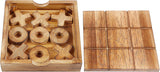 Juego de Mesa Tic Tac Toe y 4 en Línea - Glintoper, Madera