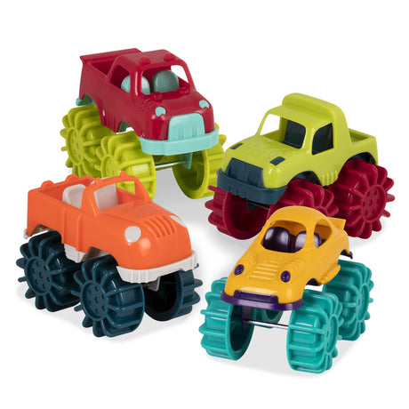 Juego de 6 mini camiones para niños pequeños