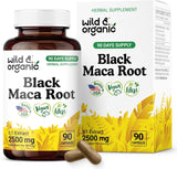 Cápsulas de Maca Negra Orgánica y Salvaje - 90 Cápsulas