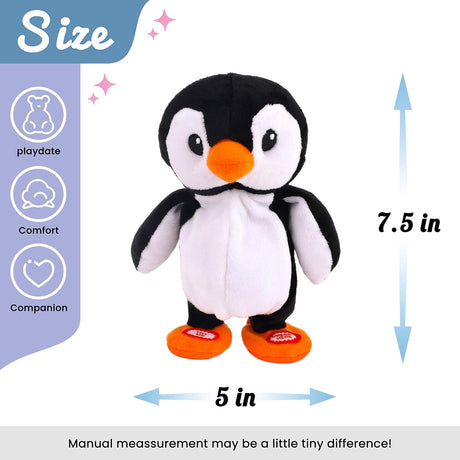 Pingüino Interactivo Hopearl que Habla y Canta, 7.5