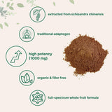 Polvo de extracto de Schisandra orgánico, 8 onzas adaptógeno