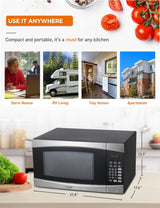 Microondas Comercial Chef 1.4 Pies Cúbicos 1100W, 10 Niveles