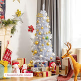 Árbol de Navidad Artificial Giantex 5FT, 240 Agujas PVC, Plegable