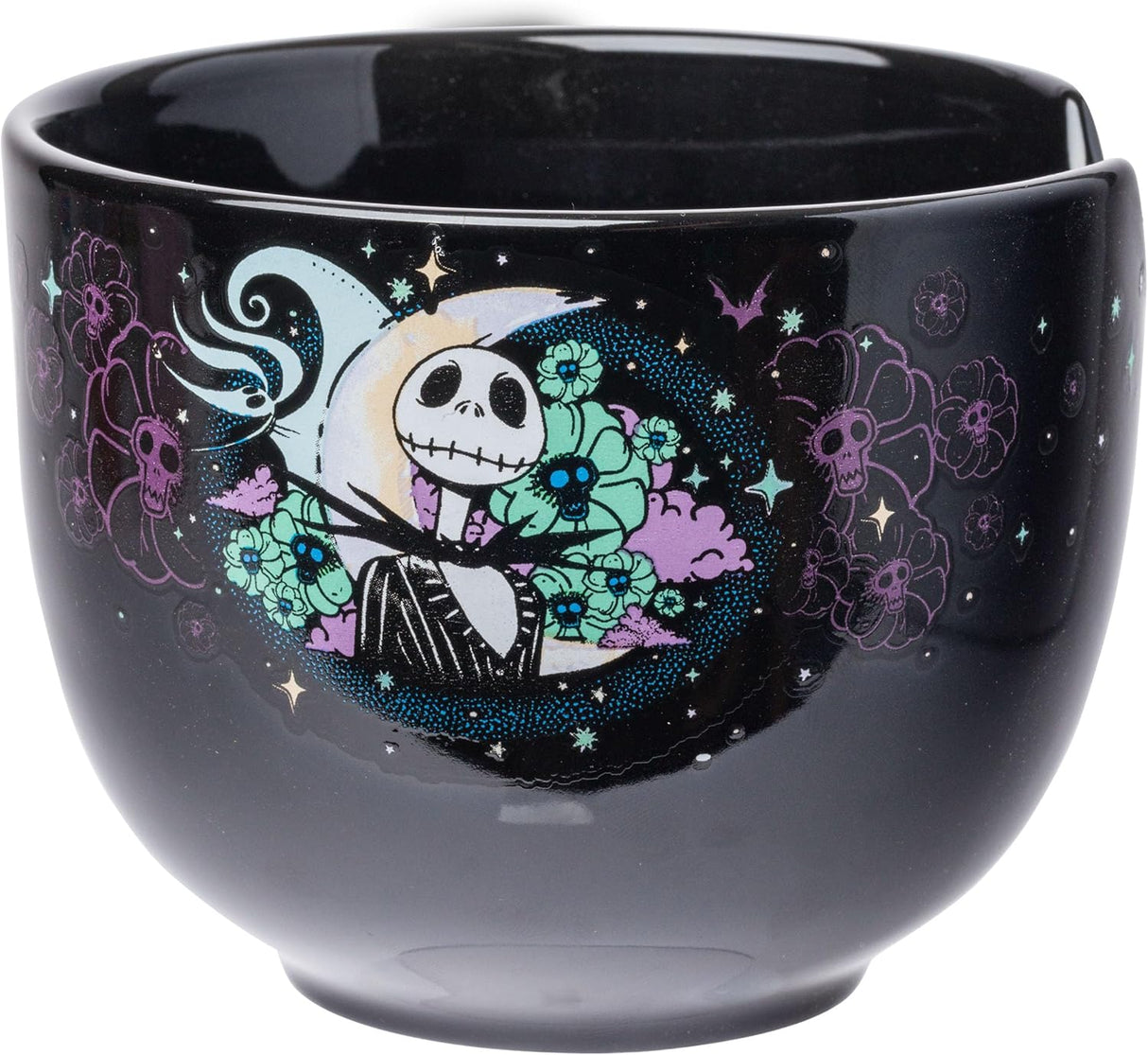 Bol de Cerámica Ramen Jack Skellington, Silver Buffalo, 20 oz.