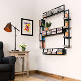 Estantes flotantes para pared, almacenamiento de juegos, set de 5