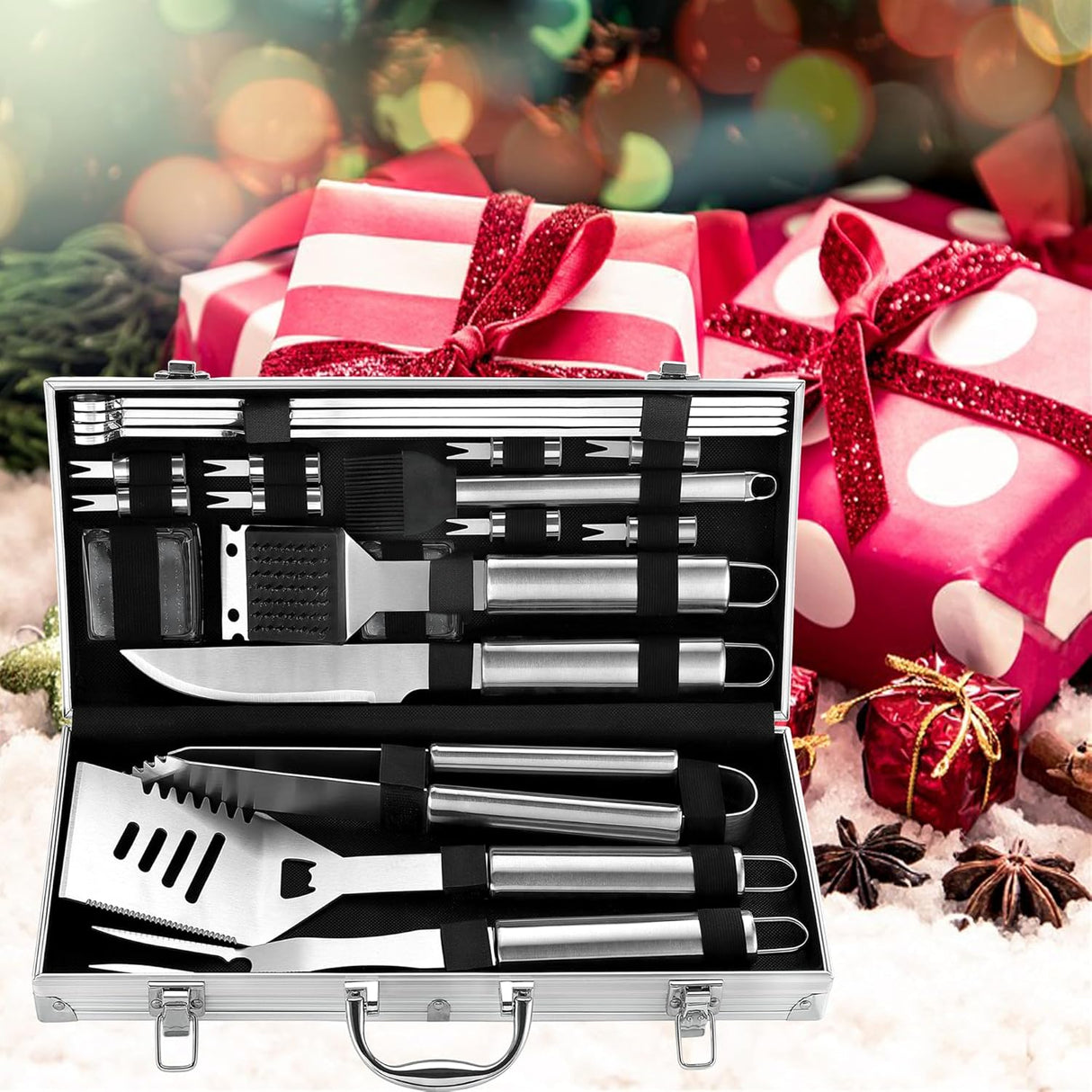 Kit de Accesorios para Parrilla ROMANTICIST 21PC con Estuche