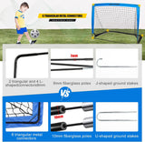 Porterías de fútbol para patio trasero para niños JOYAIRE