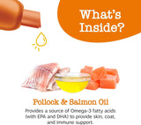 Aceite de pescado salvaje de Alaska para perros y gatos.