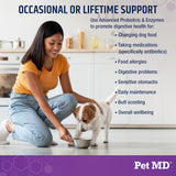Probioticos y Enzimas para Perros - Pet MD - 60 Chews Digestivos