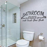 Vinilos Decorativos para Baño Soak Relax Enjoy - Estilo Simple