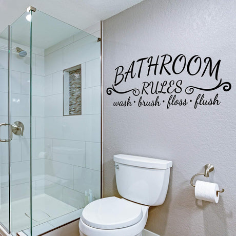Vinilos Decorativos para Baño Soak Relax Enjoy - Estilo Simple