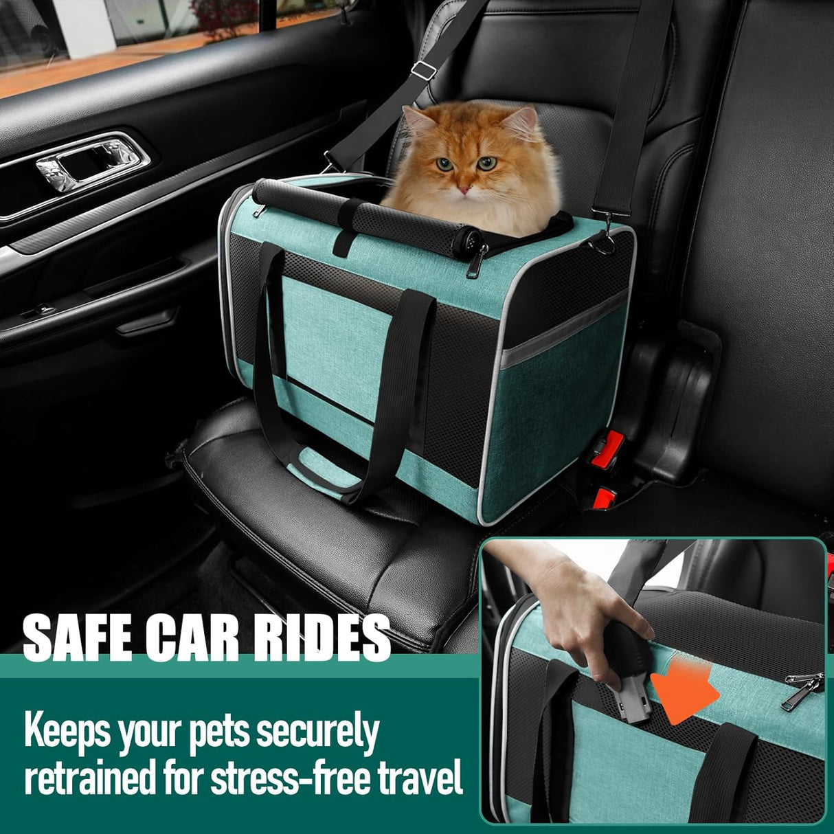 Transportín suave para perro pequeño, marca desconocida, hasta 15 lbs