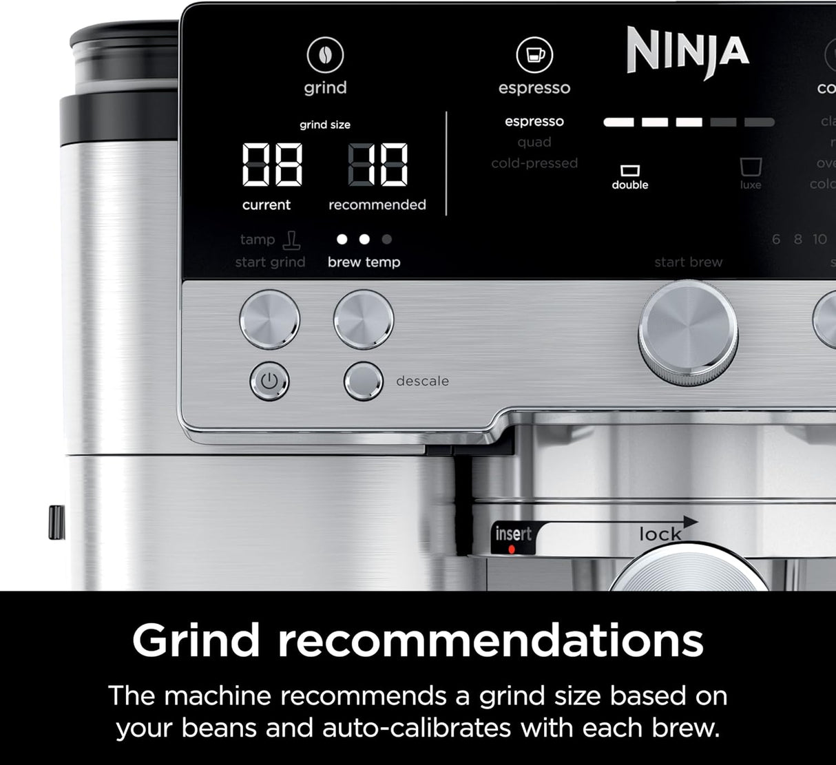 Tabletas de limpieza para espresso Ninja Luxe, 8 unidades, XSKCLNTBL8PK