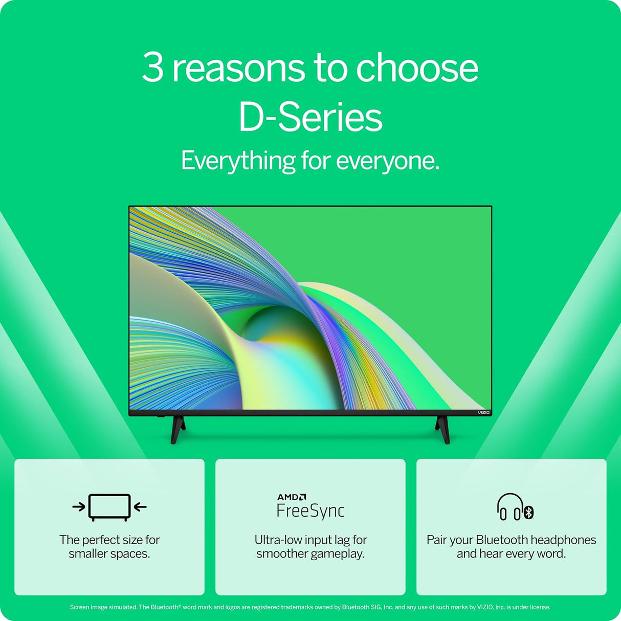 Televisor Smart VIZIO 24 FHD, Bluetooth, Alexa, D24fM-K01