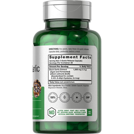 Suplementos Alimenticios de ajo negro envejecido