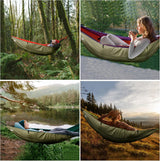 Hamaca de Noche Cat, Saco de Dormir Aislante, 4 Estaciones, 8x3.6ft