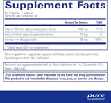 Suplemento Pure Encapsulations OptiFerin-C de hierro 60 cáp