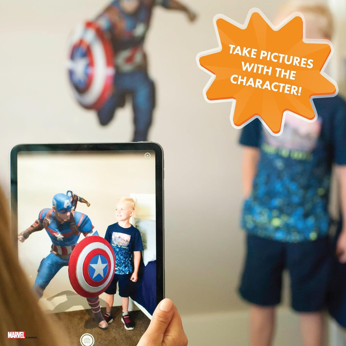 Wall Palz Vinilos Decorativos Captain America 27 Realidad Aumentada
