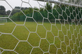 Red de portería de fútbol de poliéster resistente, sin postes