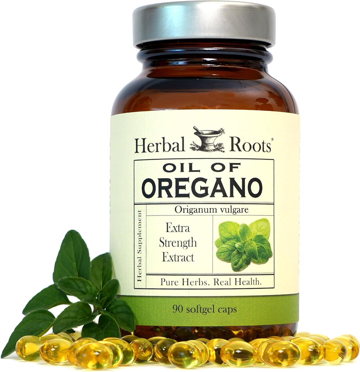 Suplemento Aceite de orégano de raíces herbarias mediterráne