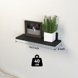 Estantes Flotantes de Madera, 5 Set, Decoración y Almacenaje