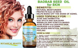 Aceite de Semilla de Baobab Africano 100% Puro Natural Refinado