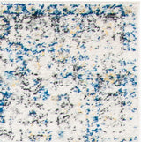 Alfombra de área, diseño medallón nevado, fácil cuidado, MAD603F