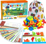 Juegos Educativos KMUYSL - 80 Piezas de Aprendizaje CVC