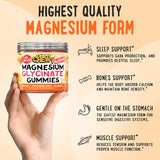 Gomitas de Magnesio Glycinate 400MG - Calm y Sueño, 120