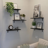 Estantes Flotantes de Madera, 5 Set, Decoración y Almacenaje